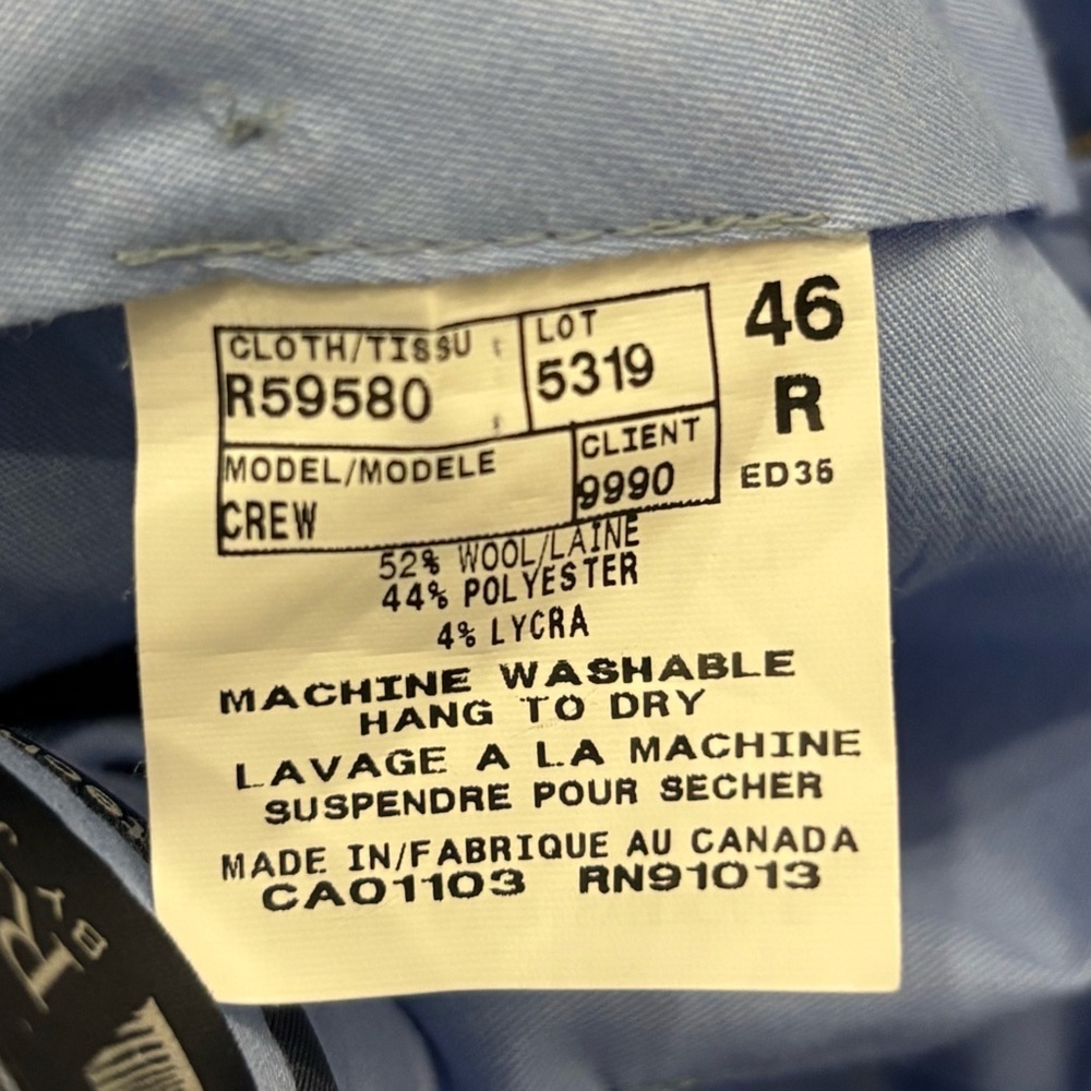 Jack Victor Riviera Dress Pants
Mens 46 Wool Blend Khaki Cuffed Flex Technology - Picture 5 of 6